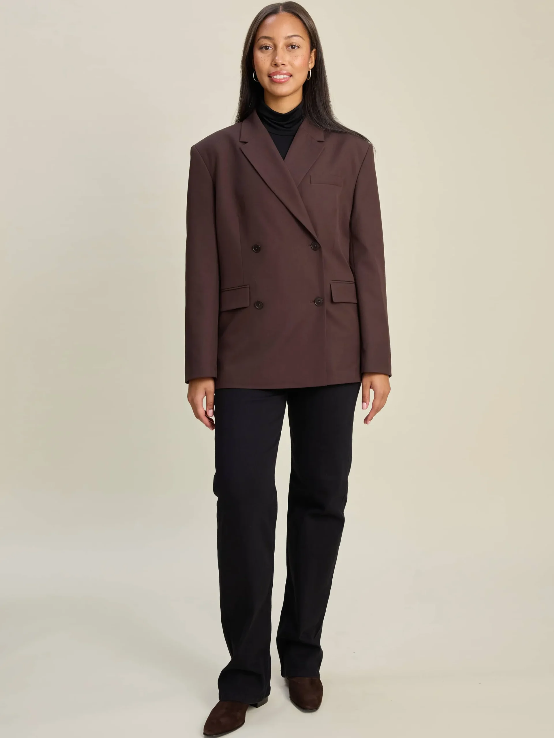 Essential Blazer Brown