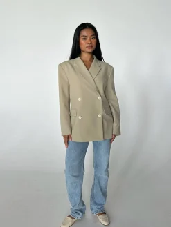 Essential Blazer Greige