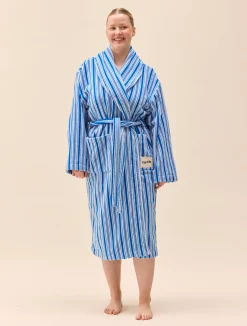 Essential Robe Blue Stripe