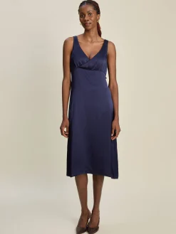 Evening Midi Dress Midnight Blue