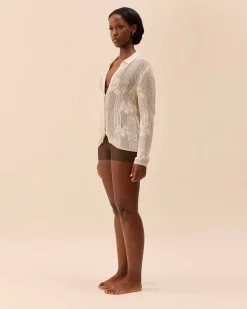 Flower Shirt Ivory