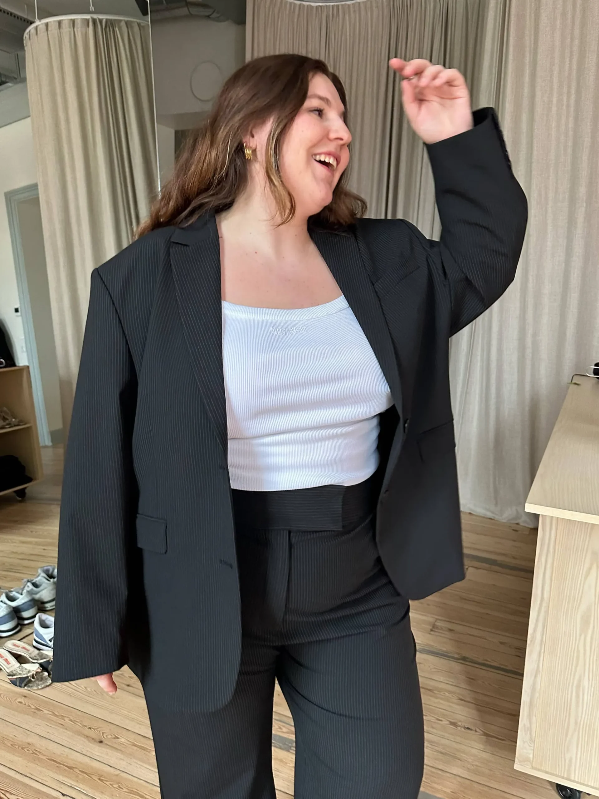 Forever Blazer Pinstripe