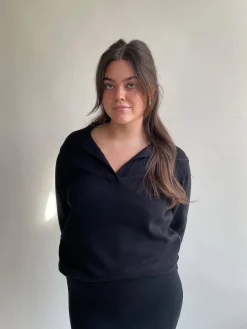 Getaway Top Black