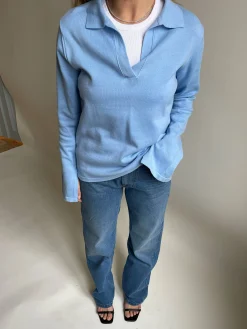 Getaway Top Blue