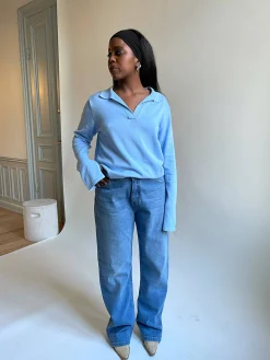 Getaway Top Blue