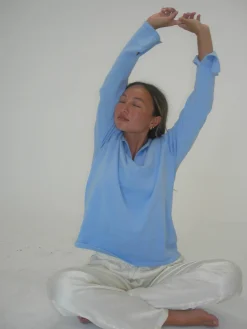 Getaway Top Blue