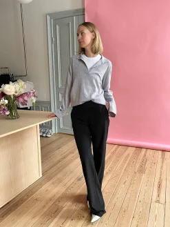 Getaway Top Grey Melange