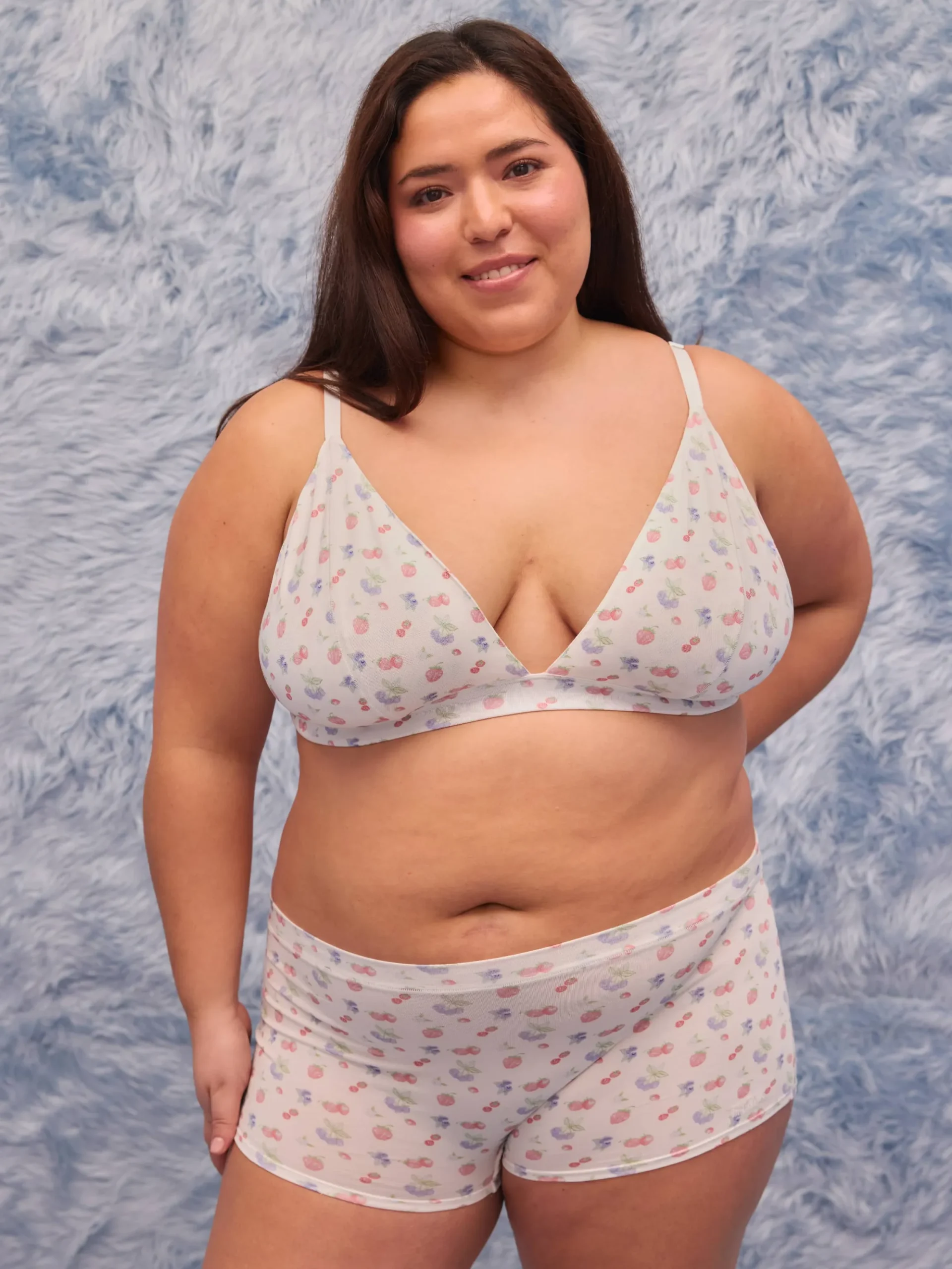 Go Close Triangle Bralette Summer Berries