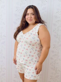 Go Slow Frill Camisole Summer Berries