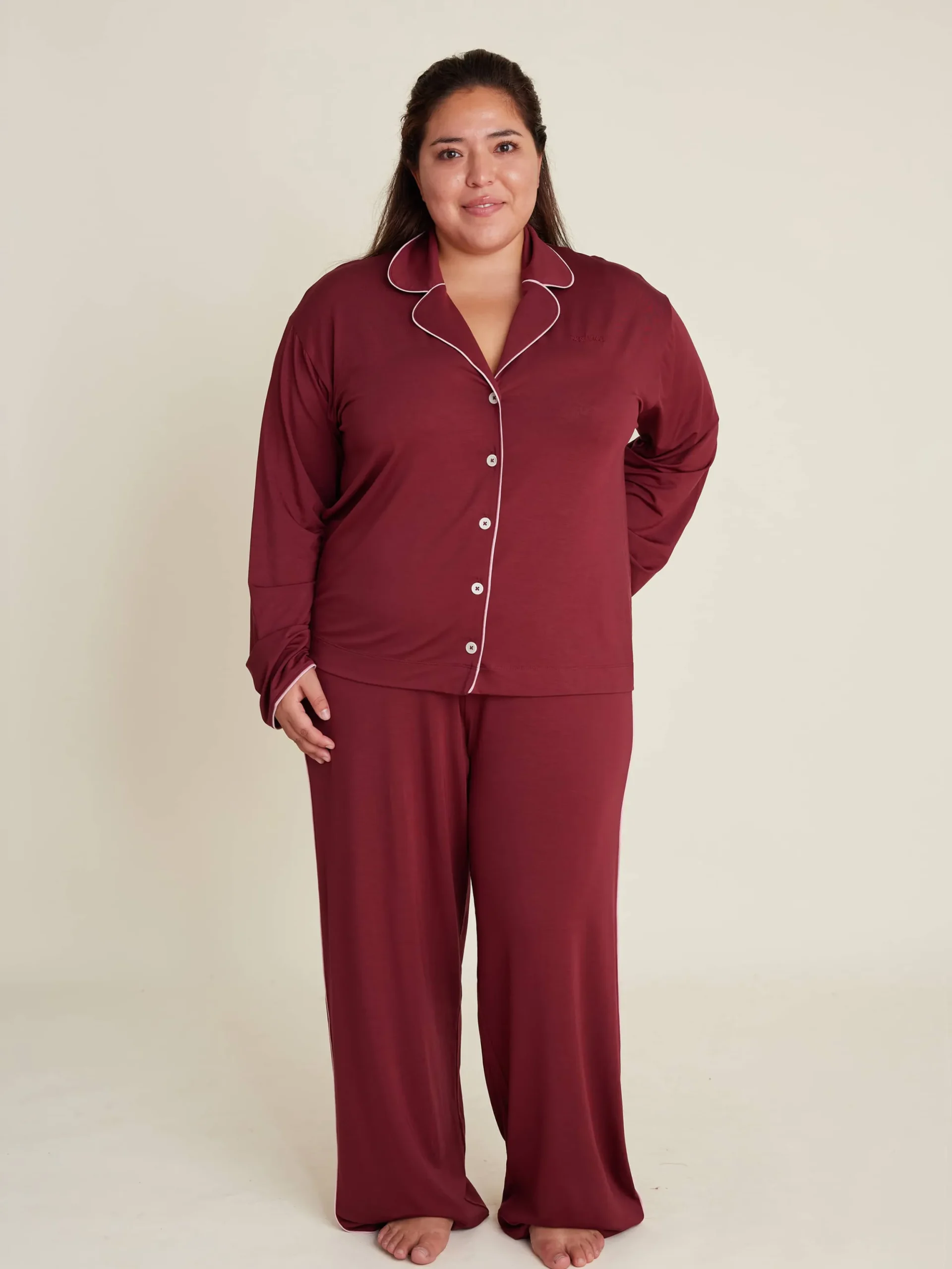 Go Slow Pants Burgundy