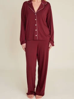Go Slow Pants Burgundy