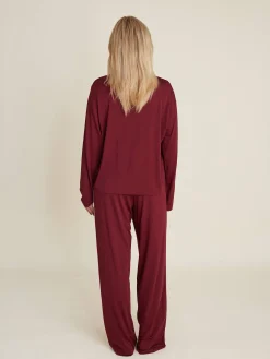 Go Slow Pants Burgundy
