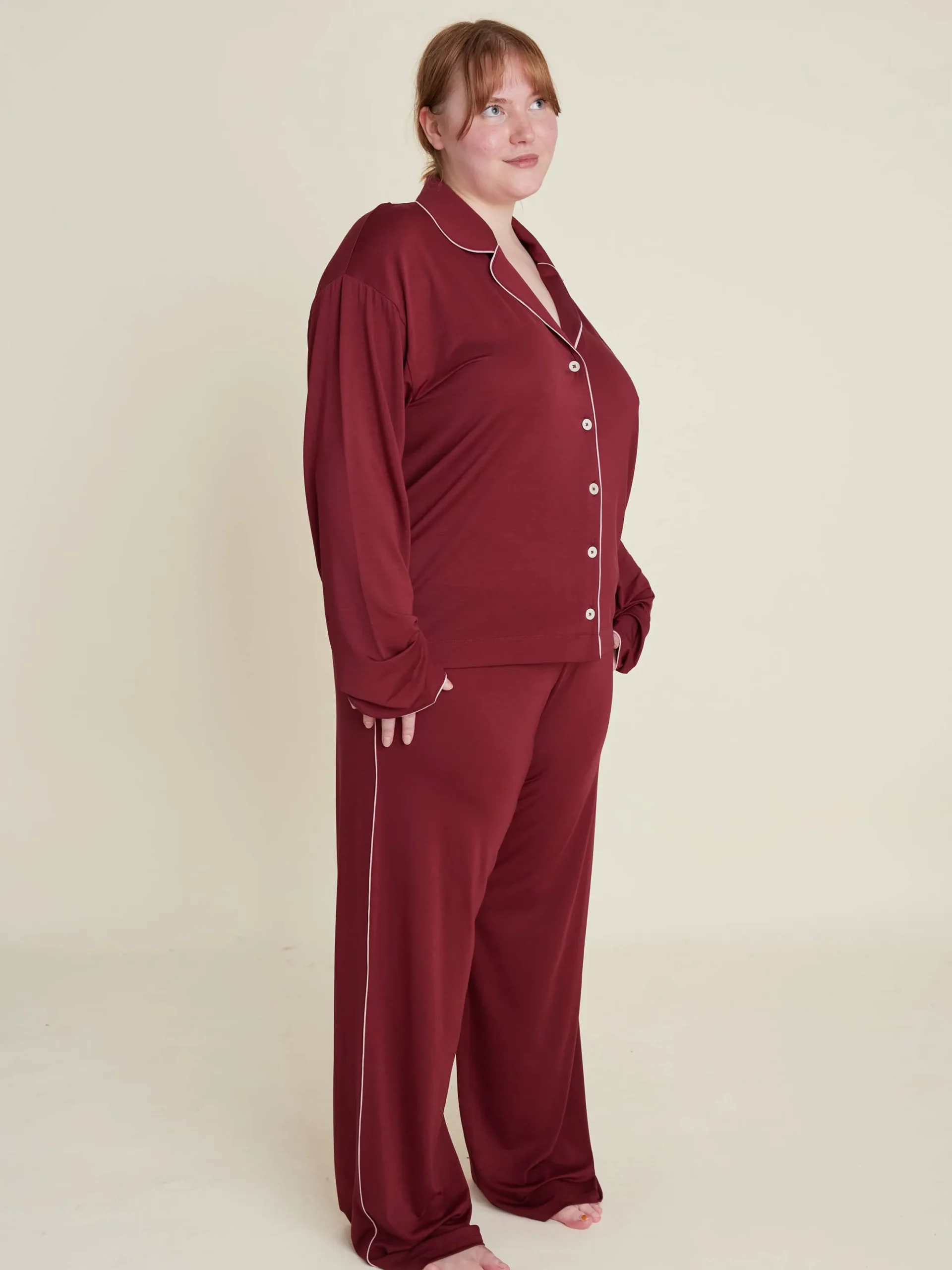 Go Slow Pants Burgundy