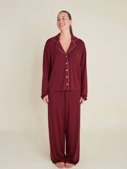 Go Slow Pants Burgundy