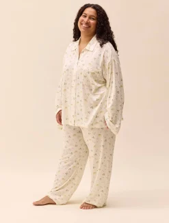 Go Slow Pants Marula Bloom