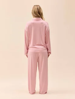 Go Slow Pants Pink/White