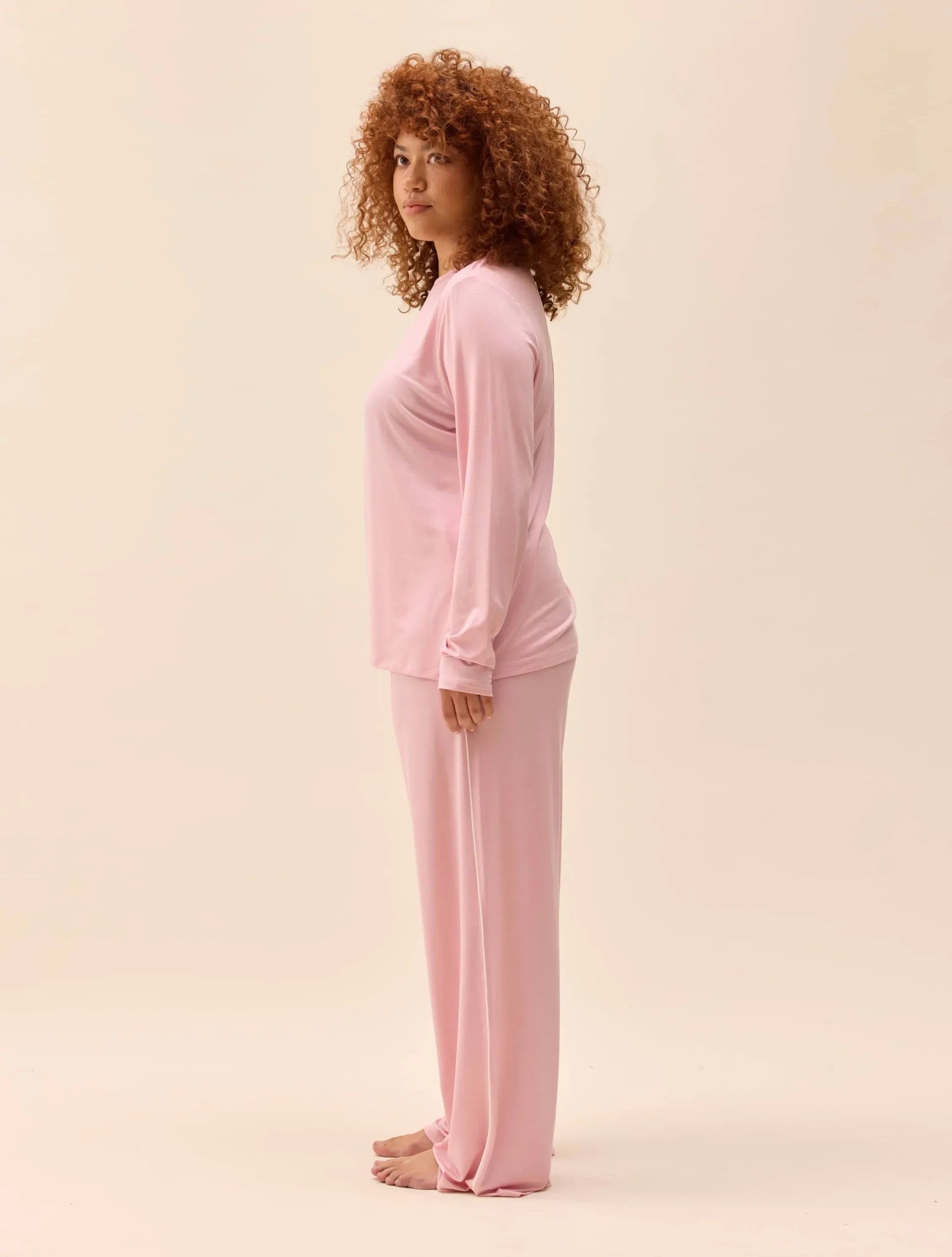 Go Slow Pants Pink/White
