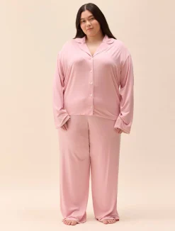 Go Slow Pants Pink/White