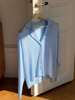 Go Slow PJ Shirt Blue