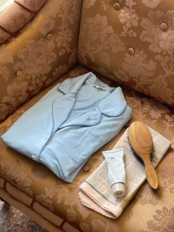 Go Slow PJ Shirt Blue