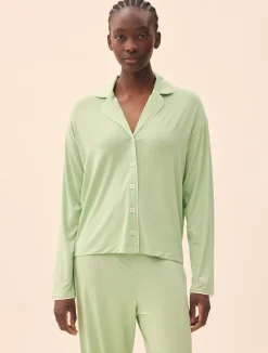Go Slow PJ Shirt Pistachio