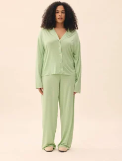 Go Slow PJ Shirt Pistachio
