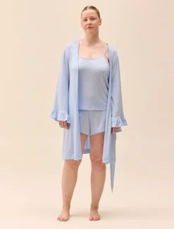 Go Slow Strap Top Blue