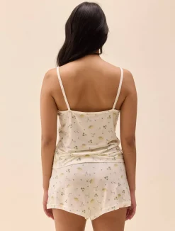 Go Slow Strap Top Marula Bloom