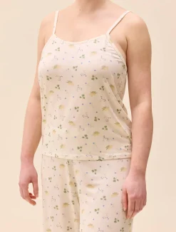 Go Slow Strap Top Marula Bloom