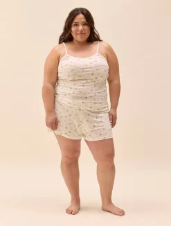 Go Slow Strap Top Marula Bloom