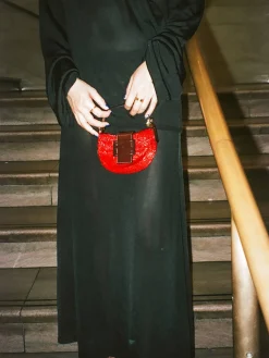 Knitted Midi Skirt Black