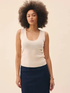Knitted Tank Top Ivory