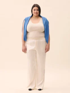 Knitted Tank Top Ivory