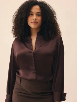 Little Viscose Shirt Dark Mocha