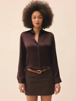 Little Viscose Shirt Dark Mocha