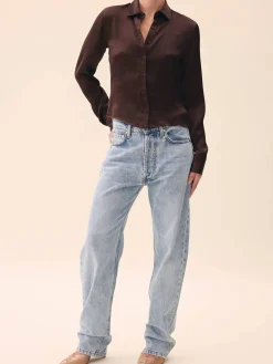 Little Viscose Shirt Dark Mocha