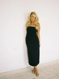 Midi Tube Dress Black