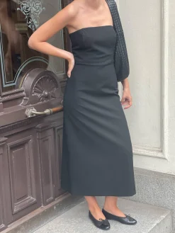 Midi Tube Dress Black