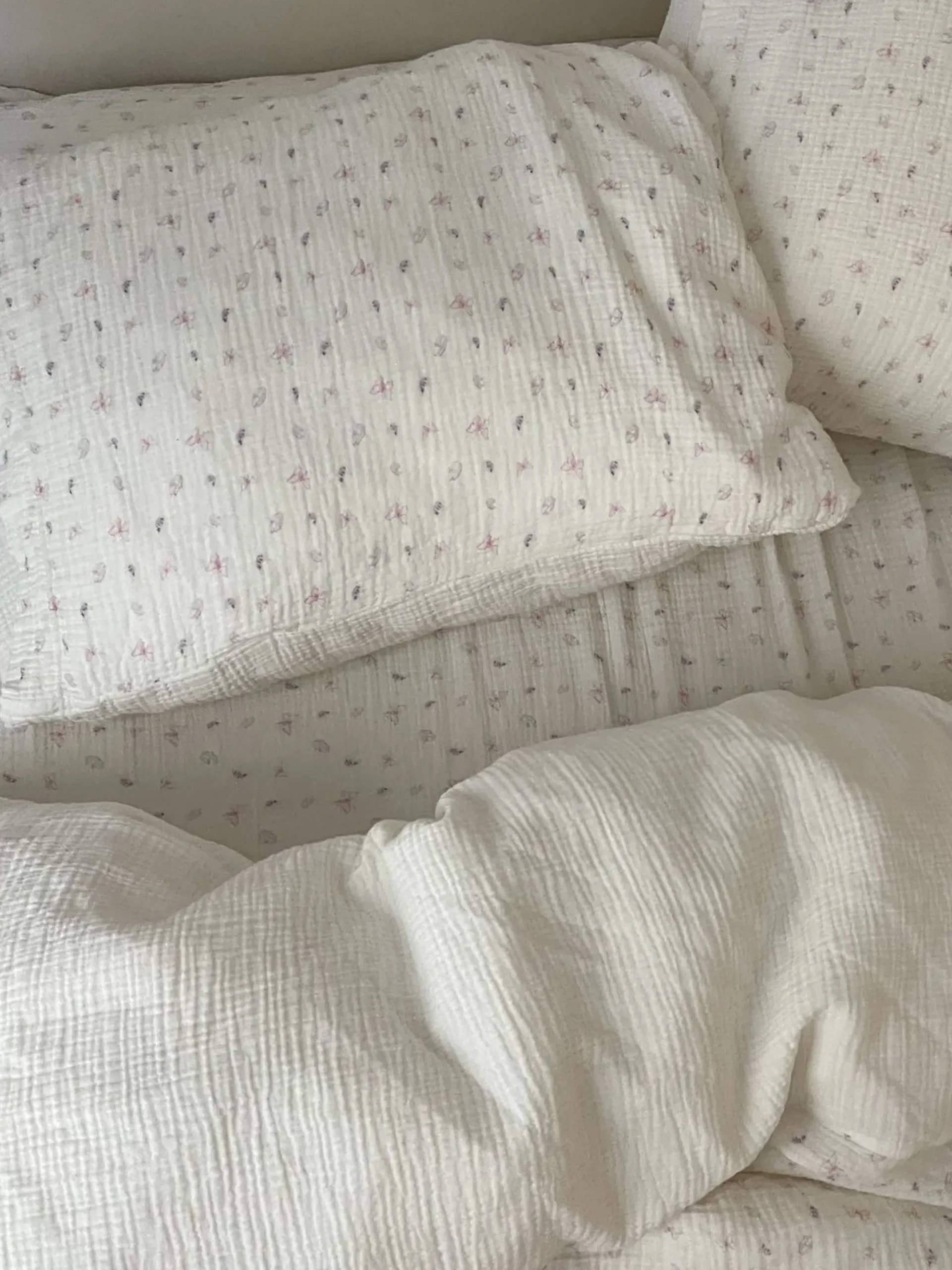 Muslin Pillow Case Butterfly