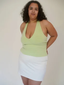 Peridot Halterneck Top Green