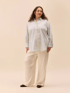 Poplin Classic Shirt Slushy Stripe