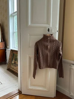 Ready Set Go Cardigan Brown