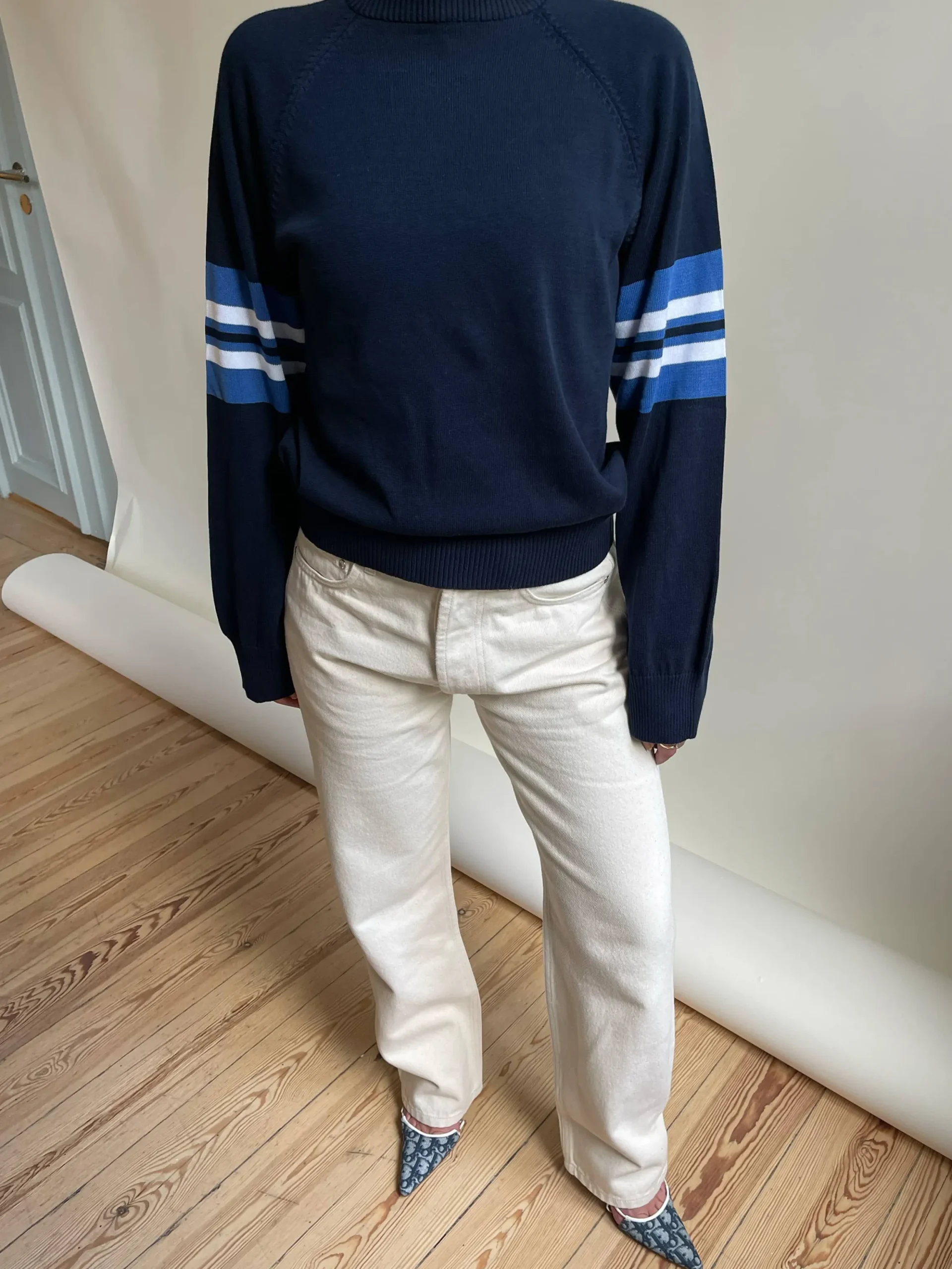 Relaxed Jeans Cream