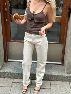 Relaxed Jeans Cream - Tall