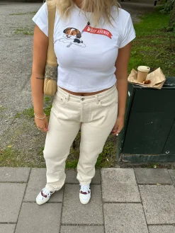 Relaxed Jeans Cream - Tall