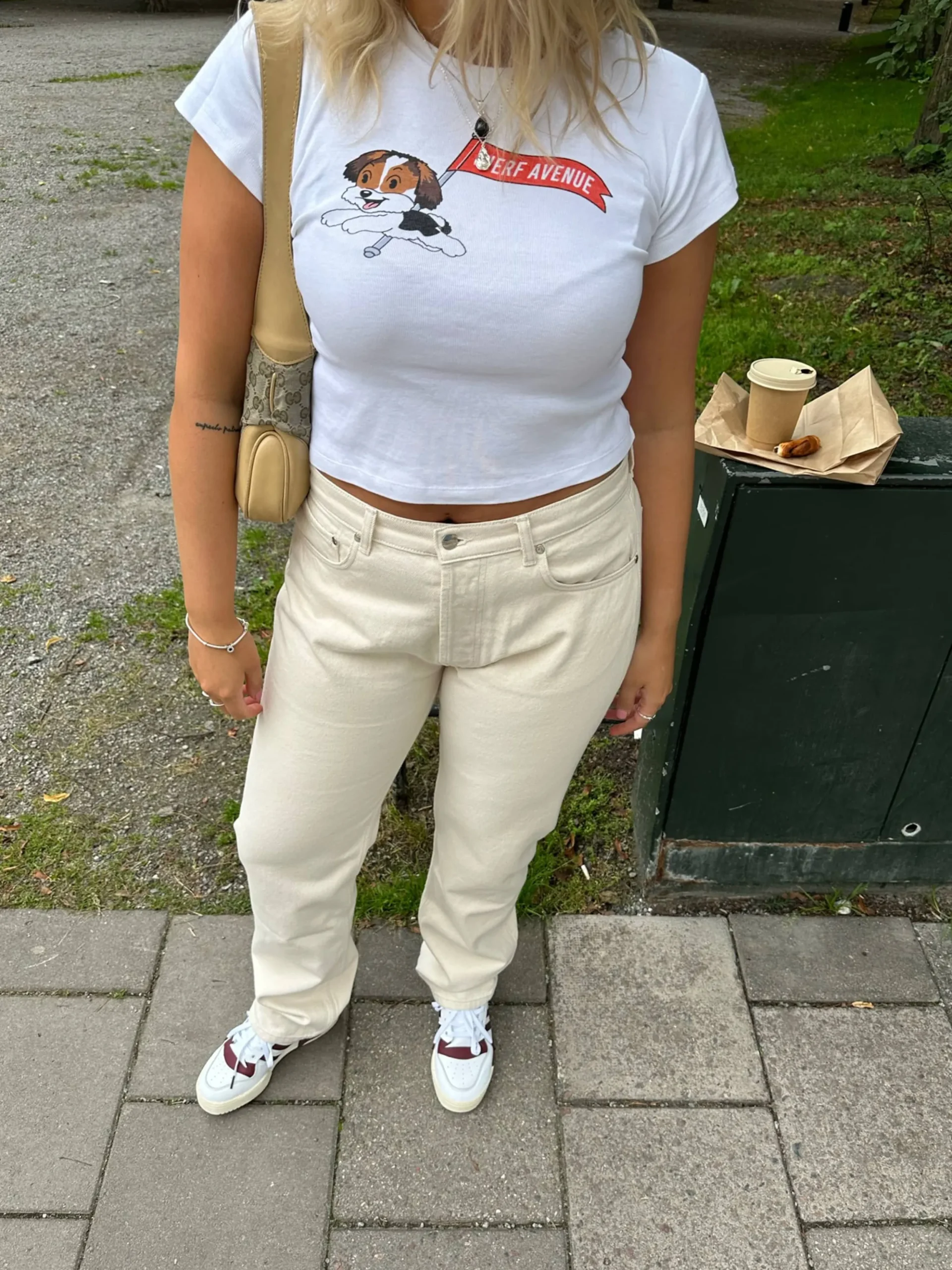 Relaxed Jeans Cream - Tall