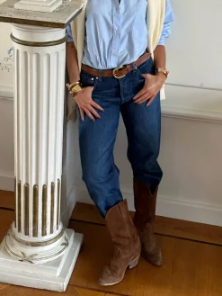 Relaxed Jeans Dark Blue