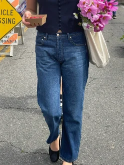 Relaxed Jeans Dark Blue