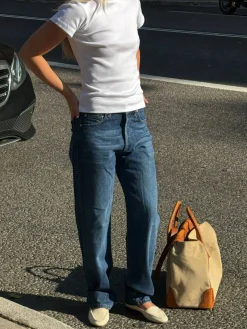 Relaxed Jeans Dark Blue