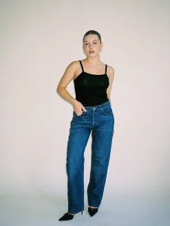 Relaxed Jeans Dark Blue